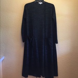 LuLaRoe Sarah Cardigan in Black Marle
